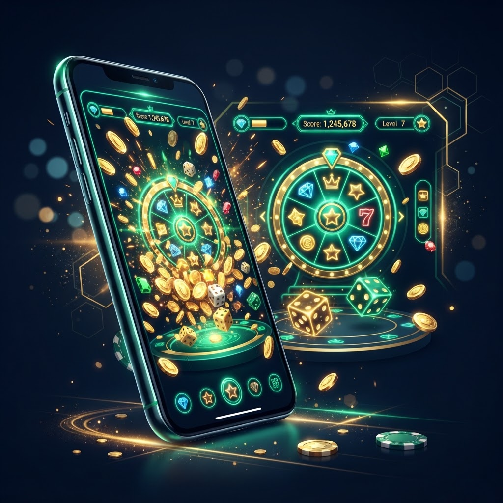 XX6 Game app shown on a smartphone with coins and arcade interface